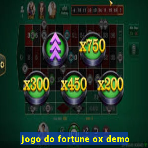 jogo do fortune ox demo